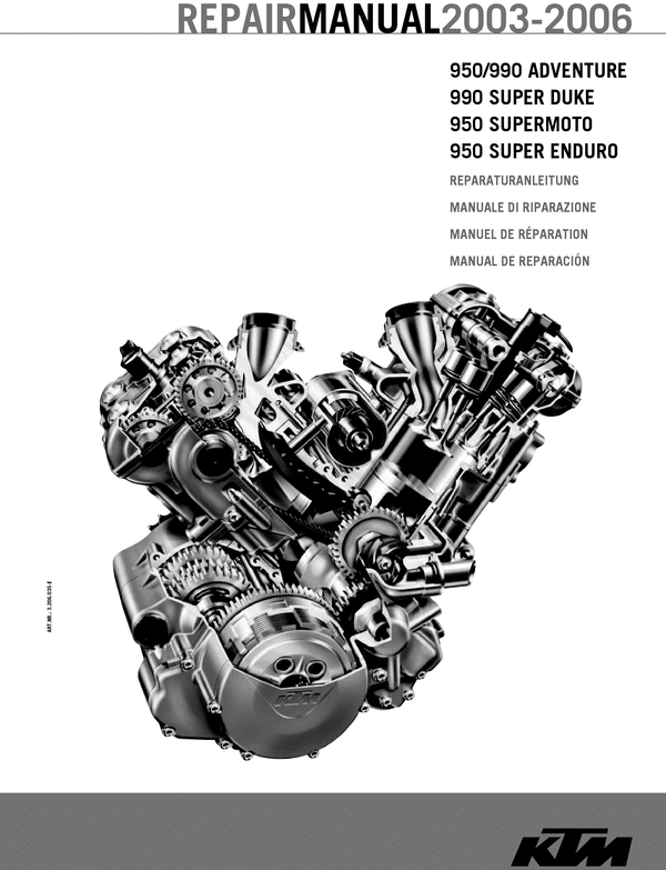 Product picture Ktm 950-990 complete technical manual